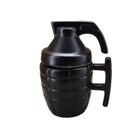 Gobelet à eau réutilisable en céramique en forme de grenade, étanche, vendu directement par l'usine, avec boîte cadeau pour cadeaux et souvenirs
