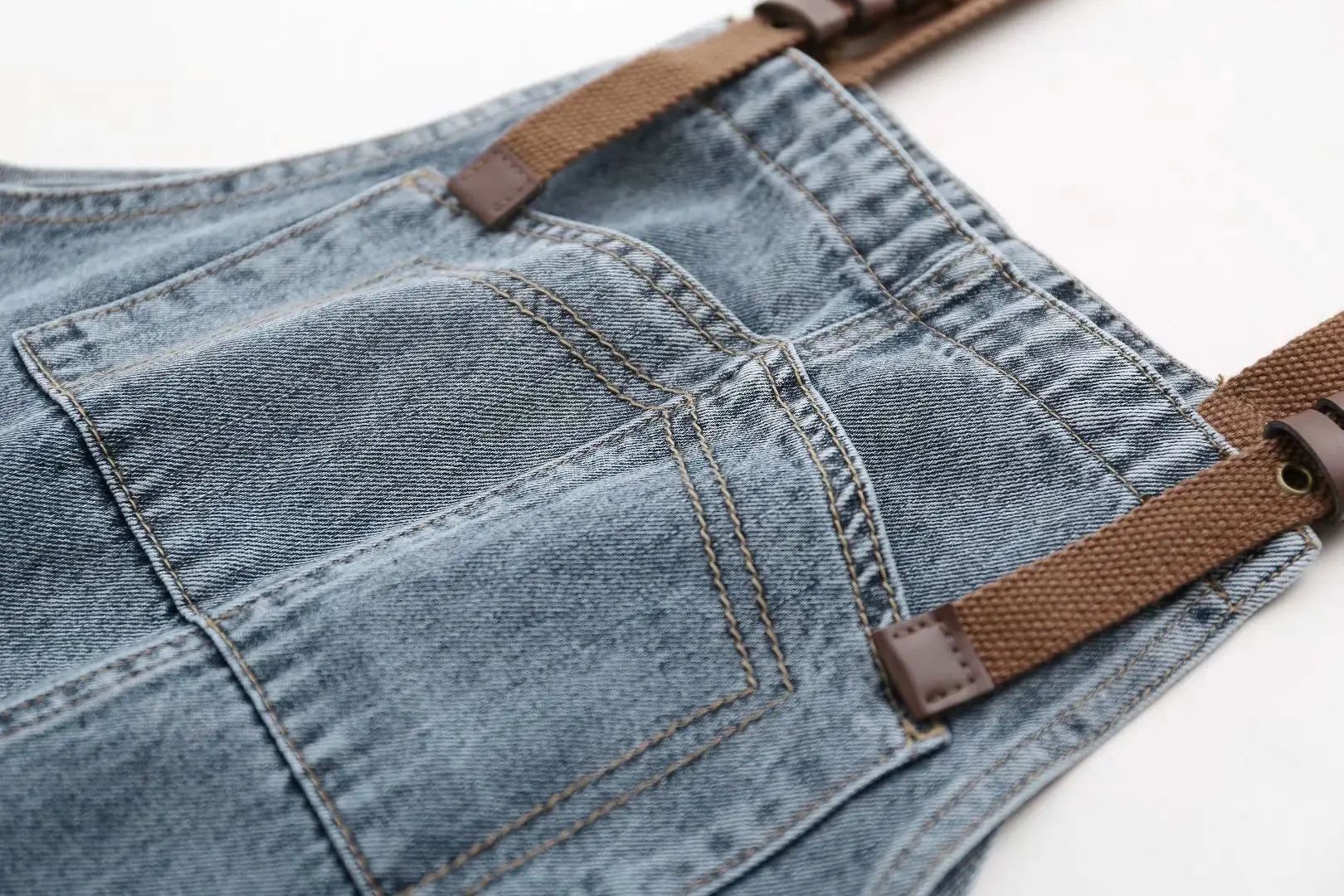 Baggy Straight Plus Size Denim Overall Jeans Blauwe Veelzijdige Romper Voor Vrouwen
