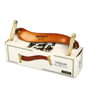 Violon épaulière <span class=keywords><strong>bois</strong></span> d'érable pour 3/4 4/4 violon violon avec chiffon <span class=keywords><strong>de</strong></span> nettoyage - Product Image 1