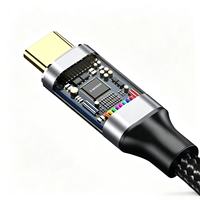 Câble vidéo USB Type-C 3.1 100W avec conducteur en cuivre et alliage d'aluminium pour PC/Switch - Charge et transfert de données