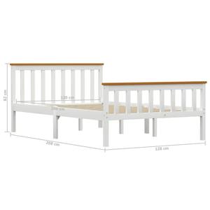 Cadres de <span class=keywords><strong>lit</strong></span> à plateforme solide de style moderne <span class=keywords><strong>Lit</strong></span> double en bois blanc pour adultes/enfants/adolescents Chêne teck contreplaqué MDF Meubles de maison - Product Image 4