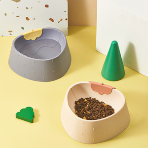 Bol pour chat motif dessin animé, bol à eau et à nourriture pour chat motif fraise, bol à nourriture pour chien - Product Image 4