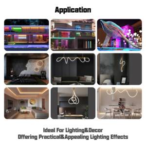 360 градусов освещения Dc24V неоновая Светодиодная лента 5 м/катушка 360 градусов круглая Гибкая силиконовая световая лента Ip67 - Product Image 6