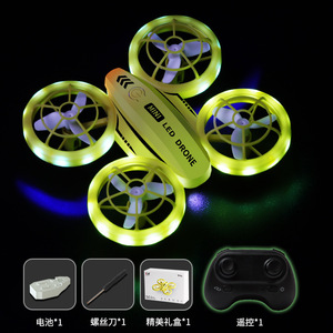 Dron de Control remoto para niños principiantes M2 con transformación de luz Acrobacias de 360 ° Motor de copa hueca hecho de plástico duradero - Product Image 2