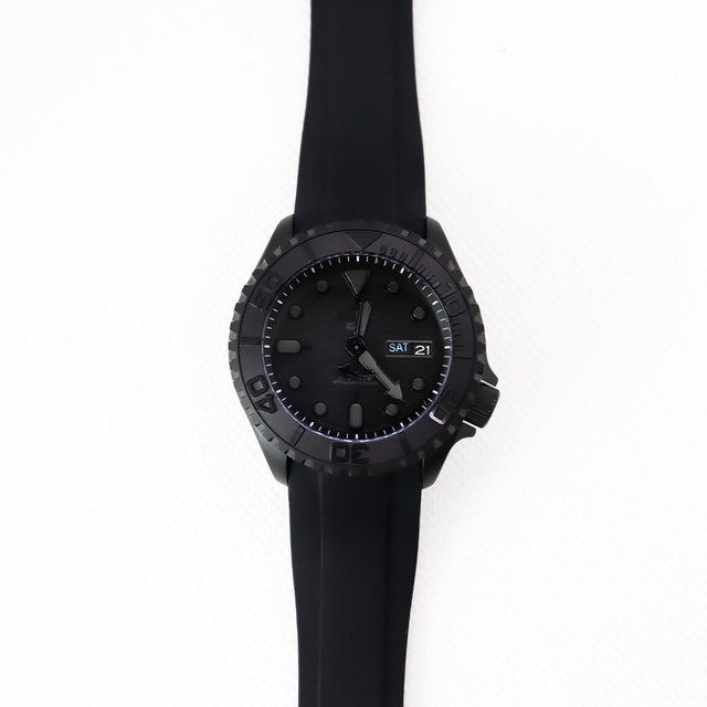 Leisure Business Black Round Luminous Pointer 3atm Waterproof Automatic Movement Men's Luminous Dial Watch