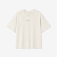 T-shirt vierge de luxe alternatif 235 GSM, service OEM/ODM personnalisé, 100 % coton filé à anneaux, coupe moderne minimaliste
