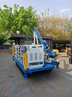 Foreuse géotechnique portable hydraulique complète à moteur diesel Geotec Wuxi avec moteur et pompe, profondeur maximale 900 m