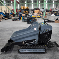 Offre Spéciale Mini-dumper sur chenilles auto-chargeur CE EPA EURO 5, Transporteur compact sur chenilles avec plateforme, OEM chinois personnalisé pour l'agriculture et la construction