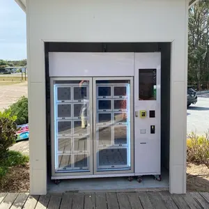 Outdoor Locker Bloem Automaat Custom Smart Vending Met Koelsysteem Kaartlezer