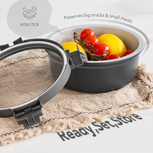 Recipiente <span class=keywords><strong>de</strong></span> Vidrio con Revestimiento Cerámico IKOO <span class=keywords><strong>para</strong></span> Preparar Comidas, Antiadherente y Fácil <span class=keywords><strong>de</strong></span> Guardar, con <span class=keywords><strong>Tapa</strong></span> <span class=keywords><strong>para</strong></span> Alimentos Apta <span class=keywords><strong>para</strong></span> Microondas, Ideal <span class=keywords><strong>para</strong></span> Regalos - Product Image 6