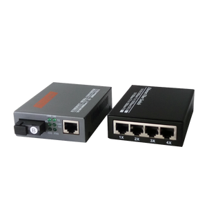 Convertidor de Medios Gigabit SC de Venta Caliente, Juego de Dos Transceptores Ópticos Monomodo 1310nm 1550nm, 1 RJ45 + 1 RJ45, Convertidor de Medios WDM - Product Image 3
