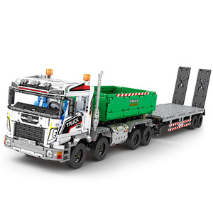 Zhenzhuan 22021, Bloques de Construcción de Modelo de Grúa de Ingeniería, Más de 800 Piezas, Juguete Educativo de Ensamblaje Mecánico para Niños de 8 a 13 Años - Product Image 1
