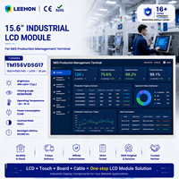 TIANMA Modul LCD Industri FHD 15,6 Inci 1920*1080 400Nits LVDS-30pin TM156VDSG17 Panel Layar TFT untuk Terminal MES