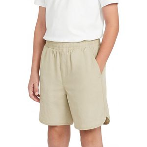 Shorts Bermuda pour garçons, taille élastique, 100% coton, respirant, uniforme scolaire avec poches, 5-14 ans - Product Image 1