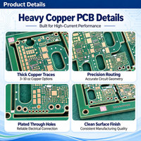 Carte PCB multicouche en cuivre épais à trace rapide, haute capacité de courant, 2 3 4 5 6 7 8 10 12 15 20 oz, pour onduleur