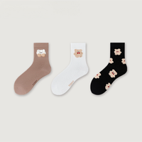 Vente chaude dames dessin animé Animal conçu chaussettes femmes mi-mollet doux mignon mode drôle chaussettes