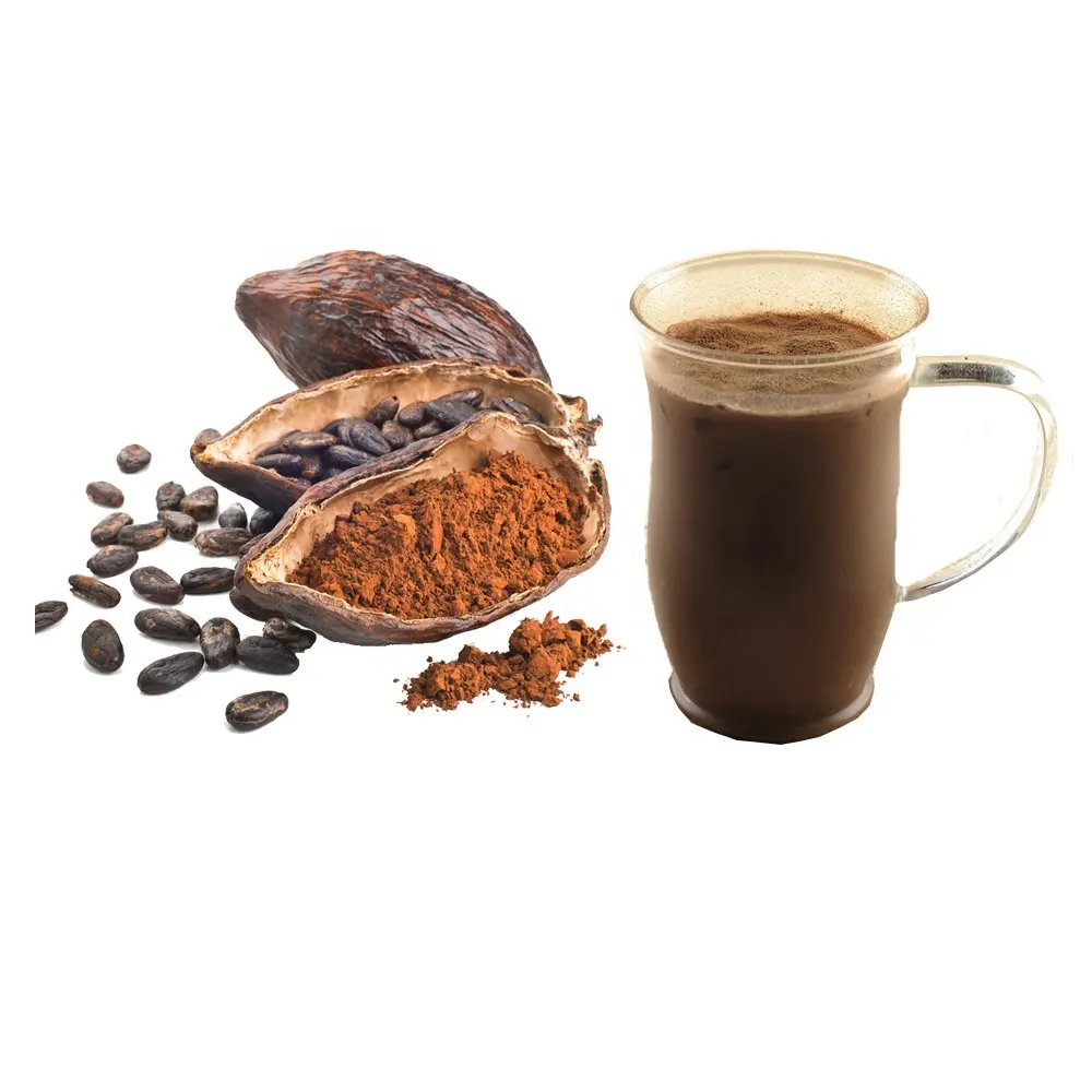 Reines Kakaopulver schwarzes Kakao extrakt pulver alkali siertes Kakaopulver