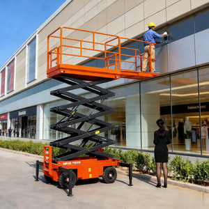 Plataforma de Trabajo Aérea Eléctrica con Capacidad de Carga de 300 kg, Elevador de Brazo Articulado, Elevador de Construcción, Nuevo, Metálico - Product Image 3