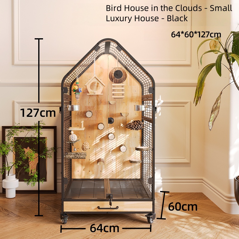 Small house size - luxury model - black