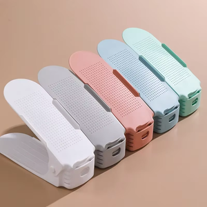 1pcs Adjustable <b>Shoe</b> Rack Organizer <b>Shoe</b> Slot <b>Space</b> Saver Double-layer <b>Shoe</b> Rack Organization <b>Shoes</b> <b>Storage</b> Rack <b>Shoe</b> box - Product Image 2