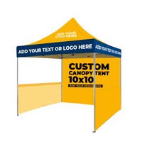 Tente de salon professionnelle en aluminium 2x2m 3x3m 3x4.5m 3x6m, auvent pliable, résistant au vent, pour activités publicitaires