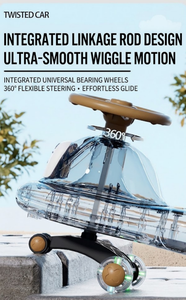 Coche Ligero para Niños Pequeños, 1300 Piezas, Estructura Triangular Antivuelco <span class=keywords><strong>de</strong></span> Aleación, Patinete Wiggle para Venta al por Mayor - Product Image 6