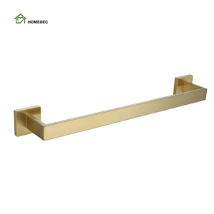 <span class=keywords><strong>Toallero</strong></span> de Pared Moderno para Baño, de <span class=keywords><strong>Acero</strong></span> <span class=keywords><strong>Inoxidable</strong></span>, Acabado Dorado Cepillado, para Hotel - Product Image 1
