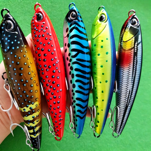 Señuelo de pesca artificial duro de 160 mm y 70 g para impresión 3D, tipo Crankbait <span class=keywords><strong>Yozuri</strong></span>, para muskellunge, con sublimación y anzuelo triple - Product Image 1