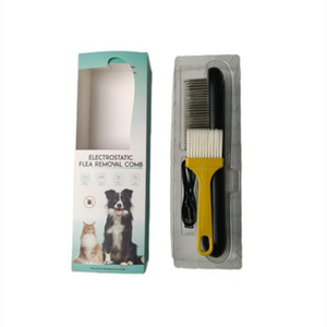 新しいデザインUSBチャージヘルスケア犬猫櫛ブラシ電気ペット毛ノミ除去櫛 - Product Image 6