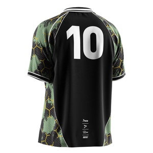 Camiseta de Entrenamiento de Fútbol con Cuello Polo en V, Tejido de Secado Rápido y Detalles Personalizables para Ejercicios de Práctica - Product Image 6