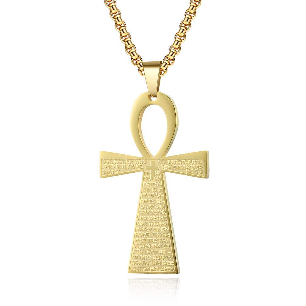 Pendentif simple couleur acier