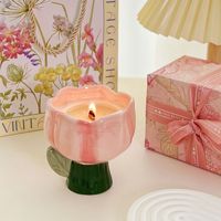 Tulipe aromathérapie bougie cadeau poche ornement chambre maison sans fumée atmosphère parfum