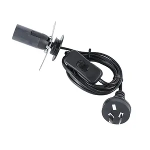 Au standard two plug power cord length optional with 303 switch E14 lamp holder