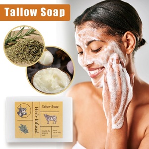 YURHERSU Productos para el cuidado de la piel Jabón de sebo Hecho a mano Natural Orgánico Hidratación profunda Cara nutritiva - Product Image 1