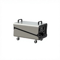 Batterie de stockage d'énergie LiFePO4 5000W pour extérieur, alimentation portable haute puissance 220V, source d'alimentation d'urgence compacte, énergie solaire