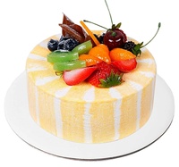 Planche à gâteau ondulé blanc de 10 pouces, Base pour chevelure, 3mm d'épaisseur