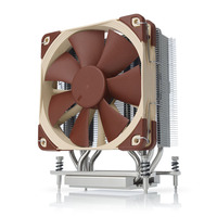 Pendingin CPU NH-U12S TR4-SP3 untuk AMD TR4/SP3 dengan Kontrol Suhu Kipas PWM F12 Ganda Tanpa Lampiran