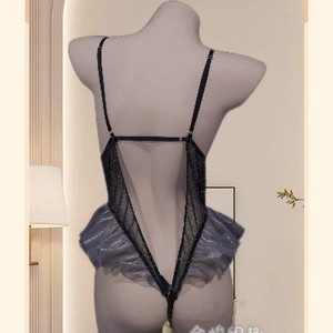 Lencería divertida Golden Shuttle, body transparente con copas de mariposa y espalda descubierta, entrepierna abierta, ropa de dormir para mujer 008 - Product Image 2