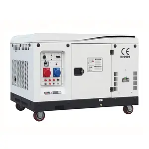 Generatore di uso domestico Diesel silenzioso di piccola potenza 12kva generatore Diesel 220V 380v 50hz per i prezzi delle case
