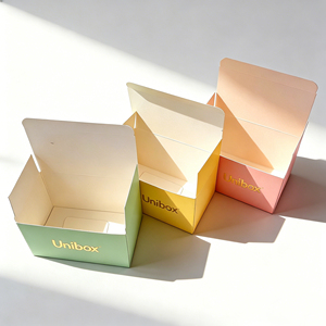 Cajas de Cartón Ecológicas con Logotipo Personalizado al por Mayor, con Estampado en Caliente, para Cosméticos, Velas Aromáticas y Embalaje - Product Image 1