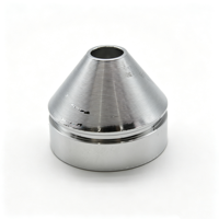 Réflecteur LED en aluminium CNC haute précision, surface lisse unique, réflecteur AL6063 pour lampe torche tactique