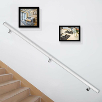 Main courante en bois de hêtre européen au Design moderne pour escalier carré en bois