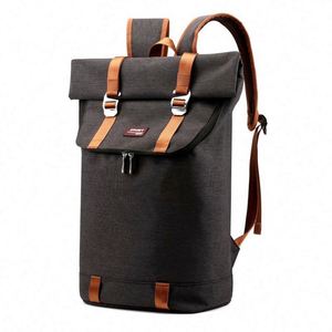 Mochila de Viaje para Computadora Portátil de Gran Capacidad, Impermeable, de Oxford, con Cierre Enrollable - Product Image 1