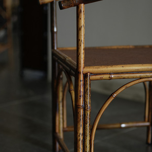 Sillón de Bambú Meilu, hecho a mano por artesanos expertos, una silla tradicional de estilo chino para salas de té y espacios de infusión. - Product Image 4