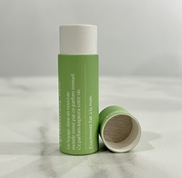 Emballage de tube en papier kraft brun biodégradable, recyclable et écologique pour baume à lèvres et déodorant en stick vide