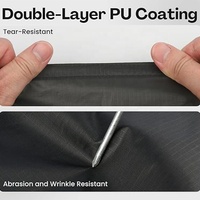 Poncho de pluie 3 en 1 pour le camping avec abri à capuche, bâche de sol, poncho de pluie léger pour adultes, imperméable
