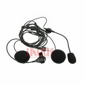 MIDLAND G6 G7 G8 G9 2 Pins Finger <span class=keywords><strong>PTT</strong></span> Tai Nghe Walkie Talkie Xe Máy Nửa Mũ Bảo Hiểm Tai Nghe <span class=keywords><strong>Microphone</strong></span> - Product Image 3