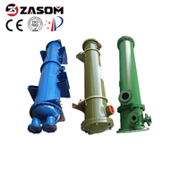 Evaporador de Tubo y Carcasa de Acero Inoxidable Industrial de Alta Calidad Personalizado de Fábrica, Enfriado por Agua de Mar/Agua de Piscina