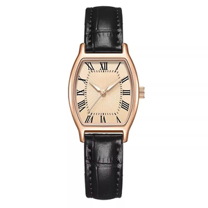 Reloj de Cuarzo para Mujer 2026, Clásico y Elegante, con Esfera Sunburst, Correa de Cuero Impermeable, Acero Inoxidable 316L - Product Image 1