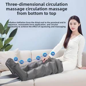 Bottes de thérapie par compression d'air portables pour les jambes enflées, soulagement de la douleur et amélioration de la circulation sanguine - Product Image 4